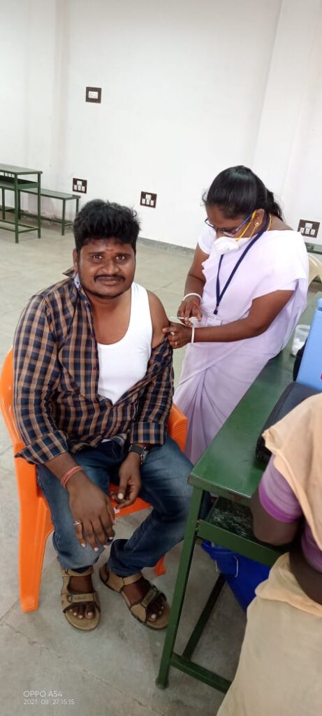 First Vaccination Camp – 27-08-2021